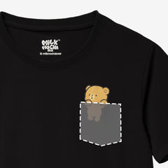 milkmochabear: Pocket Mocha T-Shirt T-Shirts Milkmochabear   