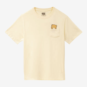 milkmochabear: Pocket Mocha T-Shirt T-Shirts Milkmochabear Yellow XS 