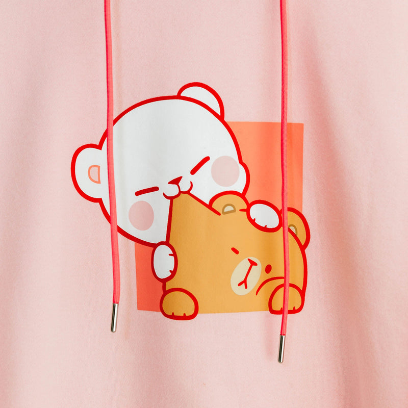 milkmochabear: Pink Smooch Hoodies Hoodies Milkmochabear   