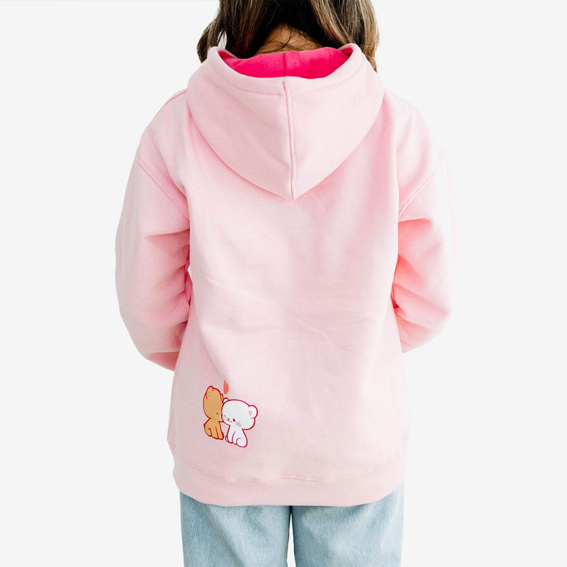 milkmochabear: Pink Smooch Hoodies Hoodies Milkmochabear   