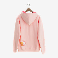 milkmochabear: Pink Smooch Hoodies Hoodies Milkmochabear   