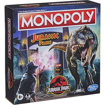 Monopoly: Jurassic Park Edition [Board Game, 2-6 Players] Board Game Hasbro   