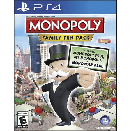 Monopoly: Family Fun Pack [PlayStation 4] PlayStation 4 Video Game Ubisoft   