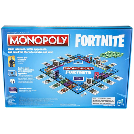 Monopoly: Fortnite Edition [Board Game, 2-7 Players] Board Game Hasbro   