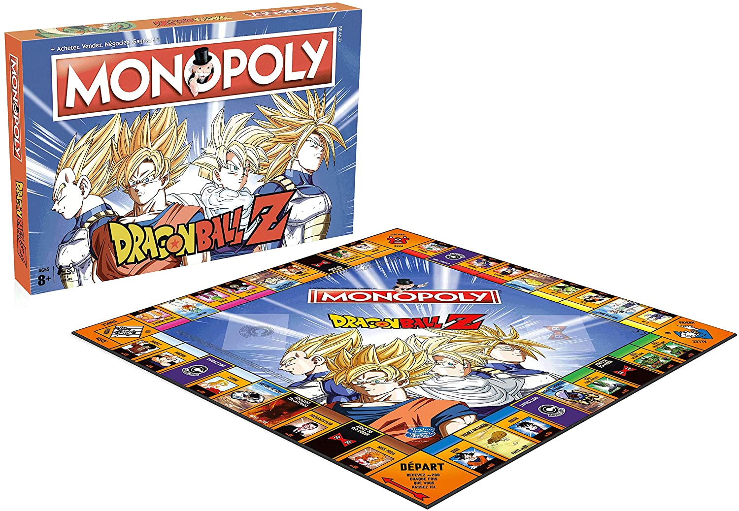 ドラゴンボール超 モノポリー Monopoly Monopoly: Dragon Ball Z Edition [Board Game, 2-6 Players] – Shopville