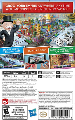 Monopoly for Nintendo Switch [Nintendo Switch] Nintendo Switch Video Game Ubisoft   