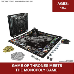 Monopoly: Game of Thrones [Board Game, 2-6 Players] Board Game Hasbro   