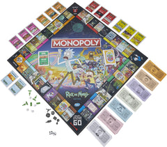 Monopoly: Rick and Morty Edition [Board Game, 2-6 Players] Board Game Hasbro   