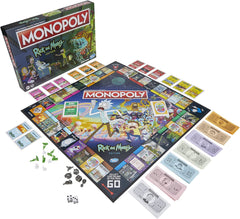 Monopoly: Rick and Morty Edition [Board Game, 2-6 Players] Board Game Hasbro   