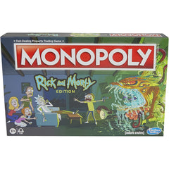 Monopoly: Rick and Morty Edition [Board Game, 2-6 Players] Board Game Hasbro   