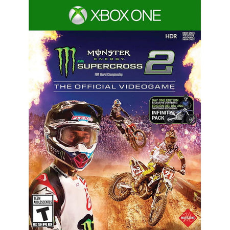 Monster Energy Supercross: The Official Videogame 2 - Day One Edition [Xbox One] Xbox One Video Game Square Enix   