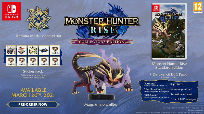 Monster Hunter Rise - Collector's Edition [Nintendo Switch] Nintendo Switch Video Game Capcom   