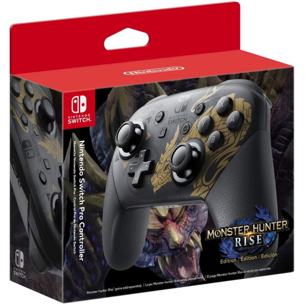 Monster Hunter Rise Edition Nintendo Switch Pro Controller [Nintendo Switch Accessory] Nintendo Switch Accessories Nintendo   