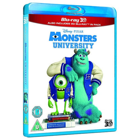 Disney Pixar Monsters University [3D + 2D Blu-Ray] DVDs & Blu-Rays Disney   