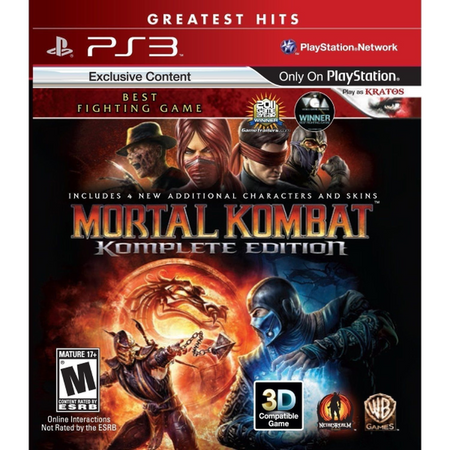 Mortal Kombat: Komplete Edition [PlayStation 3] PlayStation 3 Video Game Warner Bros.   
