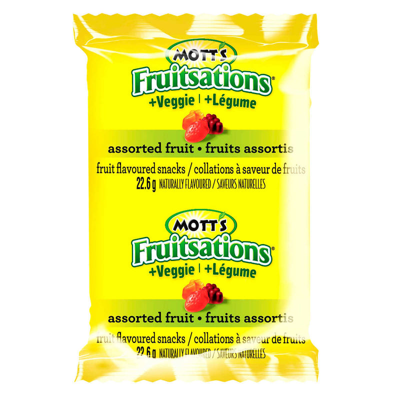 Mott’s Fruitsations + Veggie - Assorted Fruit Snacks - 1.54kg - 68-Count [Snacks & Sundries] Snacks & Sundries Mott’s   