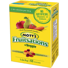 Mott’s Fruitsations + Veggie - Assorted Fruit Snacks - 1.54kg - 68-Count [Snacks & Sundries] Snacks & Sundries Mott’s   