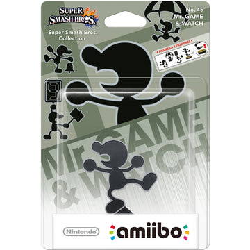 Mr. Game & Watch Amiibo - Super Smash Bros. Series [Nintendo Accessory] Nintendo Accessories Nintendo   