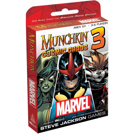 Munchkin Marvel 3: Cosmic Chaos Card Game USAopoly   