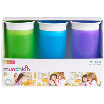 Munchkin Miracle 360 Degree Cup - 3-Pack - 10 Ounce [House & Home] House & Home Munchkin   