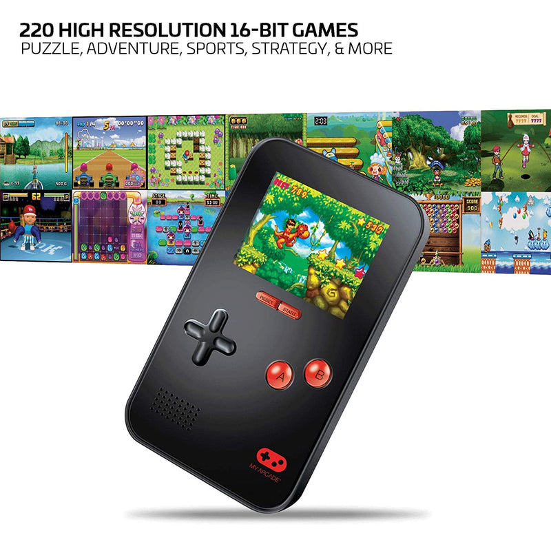 My Arcade Go Gamer Portable - Handheld Gaming System  - 220 Retro Style Games - Black [Retro System] Retro Systems My Arcade   