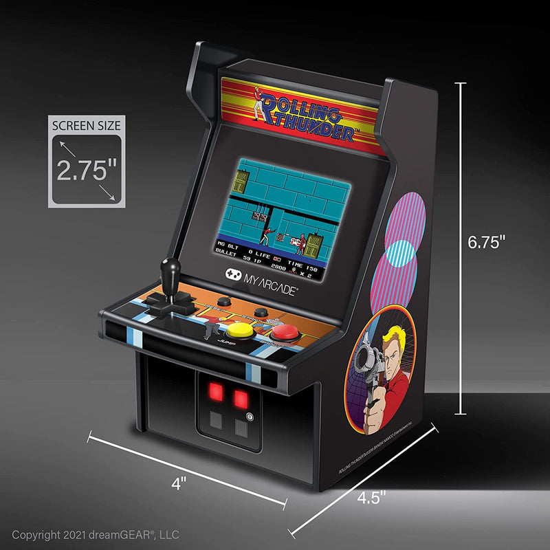 Console rétrogaming My Arcade Micro Player Retro Arcade Rolling Thunder - Console rétrogaming à la Fnac Console rétrogaming My Arcade Micro Player Retro Arcade Rolling Thunder - Console rétrogaming à la Fnac