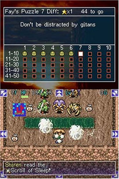 Mystery Dungeon: Shiren the Wanderer [Nintendo DS DSi] Nintendo DS DSi Video Game SEGA   