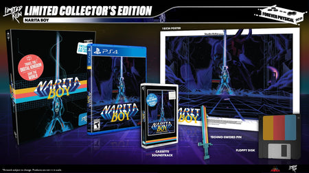 Narita Boy - Collector's Edition - Limited Run #436 [PlayStation 4] PlayStation 4 Video Game Limited Run Games   