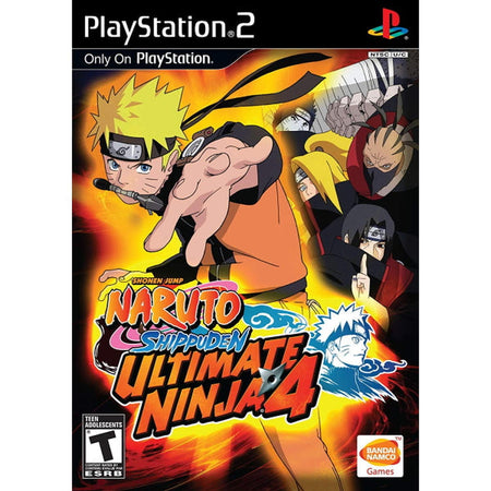 Naruto Shippuden: Ultimate Ninja 4 [PlayStation 2] PlayStation 2 Video Game Bandai Namco   