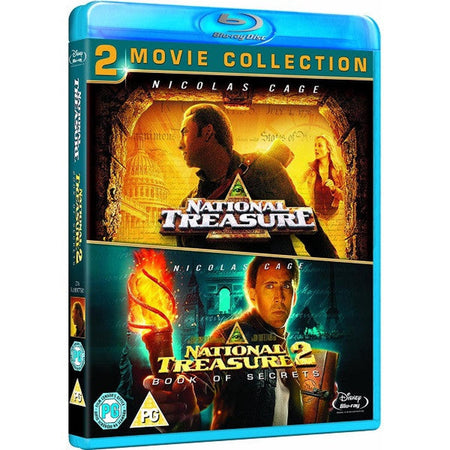 National Treasure & National Treasure 2: Book of Secrets [Blu-Ray 2-Movie Collection] DVDs & Blu-Rays Disney   
