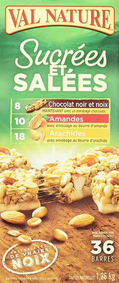 Nature Valley Sweet and Salty Granola Bars Variety Pack - 1.26kg - 36-Count [Snacks & Sundries] Snacks & Sundries Nature Valley   