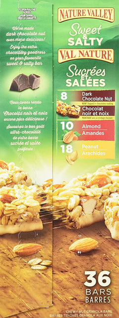 Nature Valley Sweet and Salty Granola Bars Variety Pack - 1.26kg - 36-Count [Snacks & Sundries] Snacks & Sundries Nature Valley   