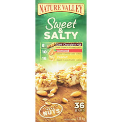 Nature Valley Sweet and Salty Granola Bars Variety Pack - 1.26kg - 36-Count [Snacks & Sundries] Snacks & Sundries Nature Valley   