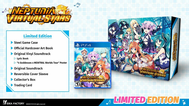 Neptunia Virtual Stars - Limited Edition [PlayStation 4] PlayStation 4 Video Game Idea Factory   