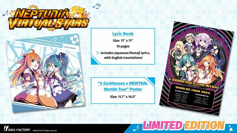 Neptunia Virtual Stars - Limited Edition [PlayStation 4] PlayStation 4 Video Game Idea Factory   