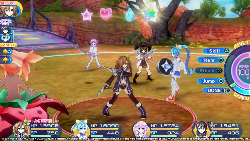 Superdimension Neptune VS Sega Hard Girls [Sony PS Vita] Sony PS Vita Video Game Idea Factory   