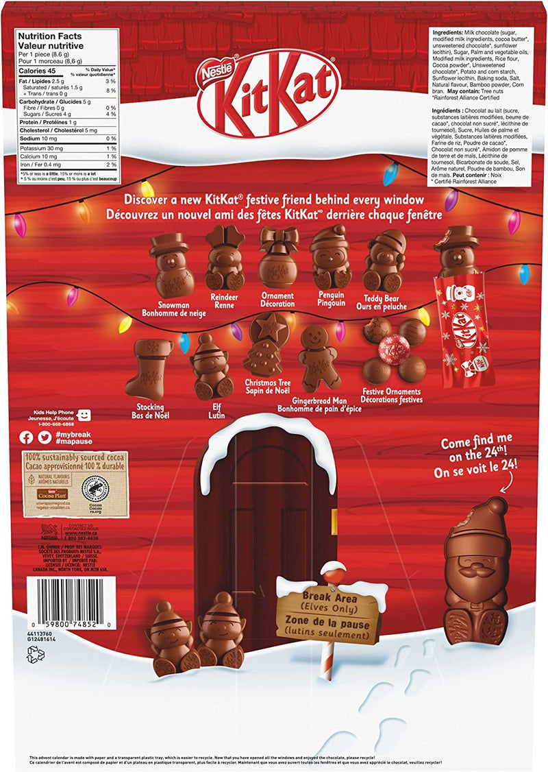 Nestle Kit Kat Advent Calendar - 208g [Snacks & Sundries] Snacks & Sundries Nestle   