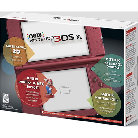 NEW Nintendo 3DS XL - Red [NEW Nintendo 3DS XL System] Nintendo Systems Nintendo   