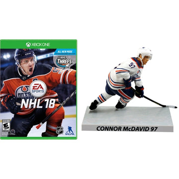 NHL 18 - Limited Edition McDavid Figure Bundle [Xbox One] Xbox One Video Game Electronic Arts   
