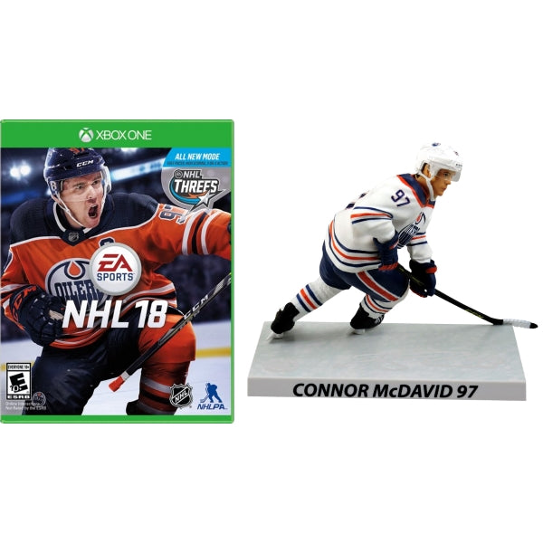 NHL 18 - Limited Edition McDavid Figure Bundle [Xbox One] Xbox One Video Game Electronic Arts   