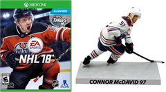 NHL 18 - Limited Edition McDavid Figure Bundle [Xbox One] Xbox One Video Game Electronic Arts   