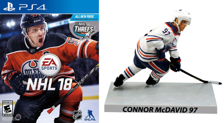 NHL 18 - Limited Edition McDavid Figure Bundle [PlayStation 4] PlayStation 4 Video Game Electronic Arts   