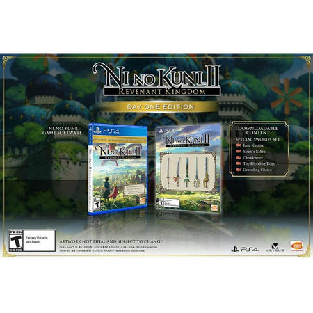 Ni no Kuni II: Revenant Kingdom - Day One Edition [PlayStation 4] PlayStation 4 Video Game Bandai Namco   