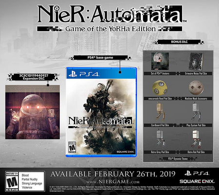 NieR: Automata - Game of the YoRHa Edition [PlayStation 4] PlayStation 4 Video Game Square Enix   