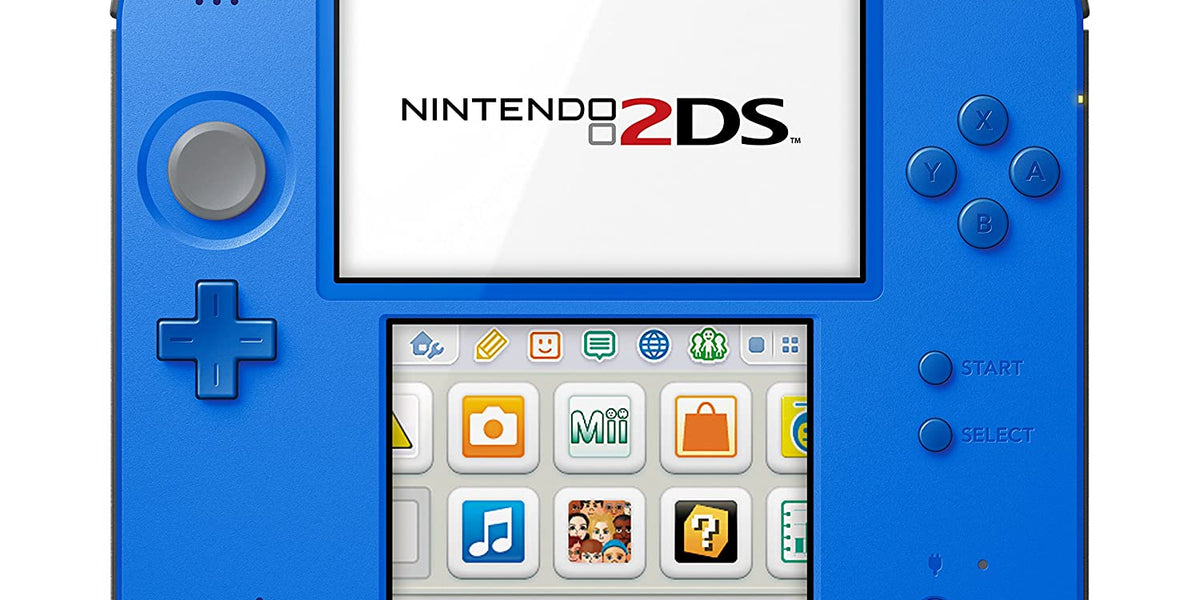 Nintendo 2DS Console - Blue + Black [Nintendo 2DS System 