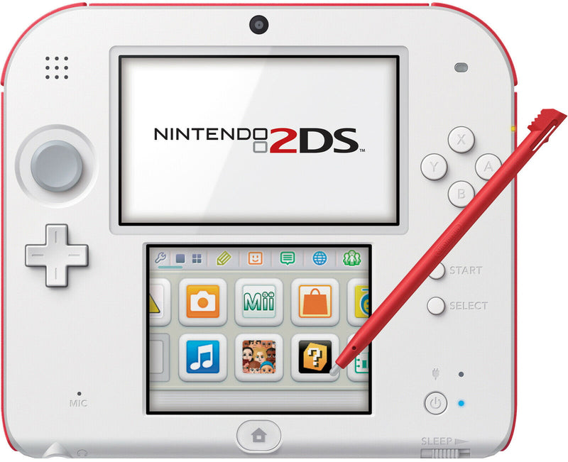 Nintendo 2DS Console - Red + White [Nintendo 2DS System] Nintendo Systems Nintendo   