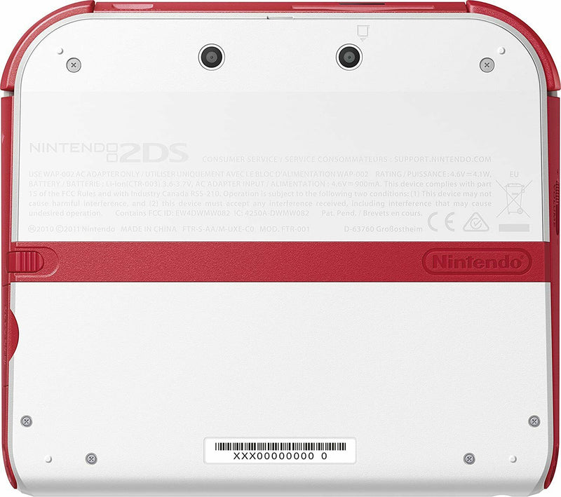 Nintendo 2DS Console - Red + White [Nintendo 2DS System] Nintendo Systems Nintendo   