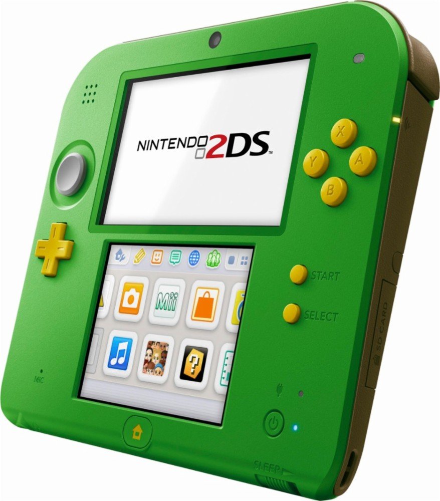 Nintendo 2DS Console - Kokiri Green Link Edition - Includes The