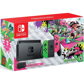Nintendo Switch Console - Splatoon 2 + Neon Green & Neon Pink Joy-Cons [Nintendo Switch System] Nintendo Systems Nintendo   