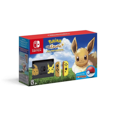 Nintendo Switch Console - Pokemon Let's Go, Eevee! + Poke Ball Plus Bundle Edition [Nintendo Switch System] Nintendo Systems Nintendo   